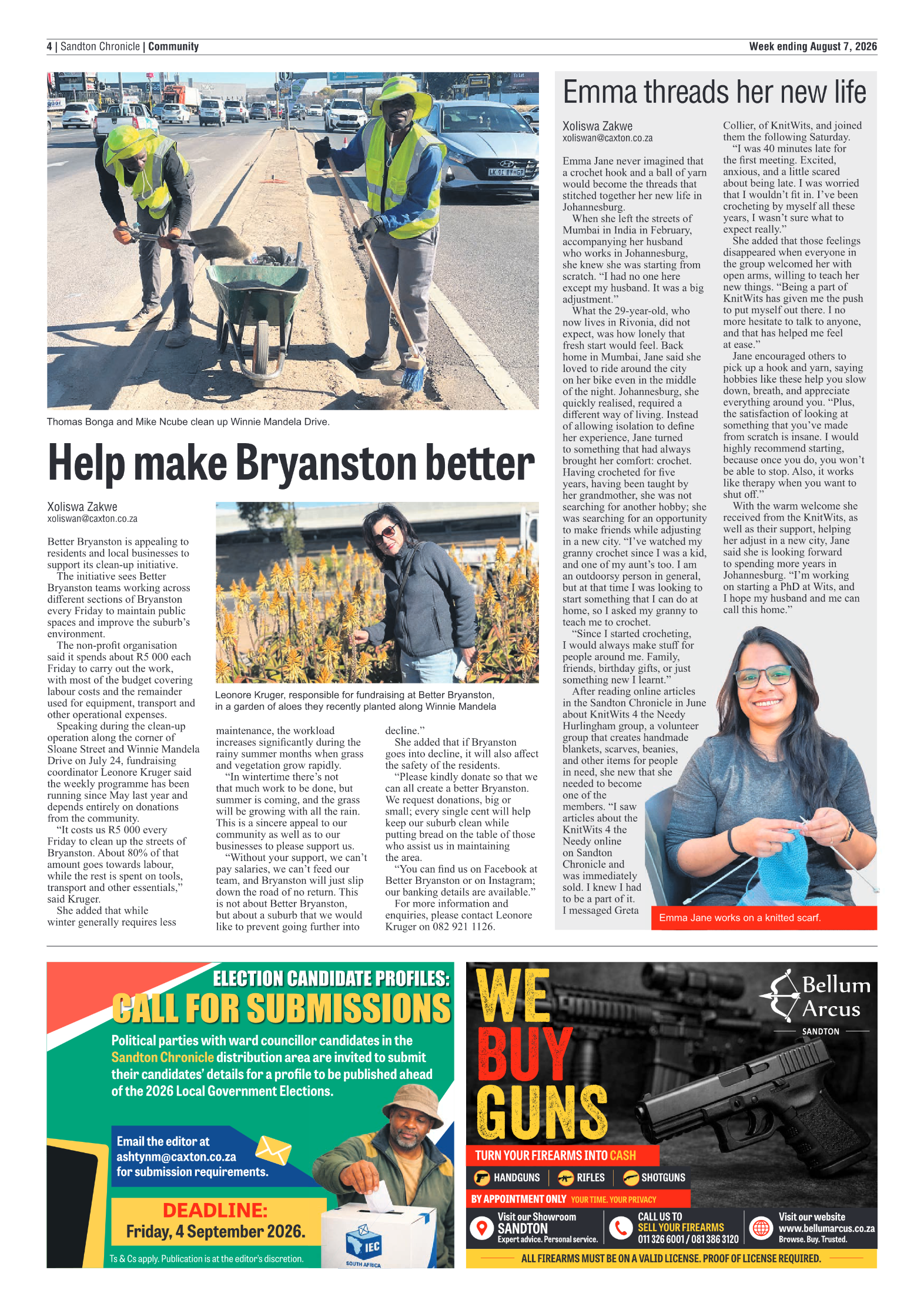 Sandton Chronicle 7 August 2026 page 4