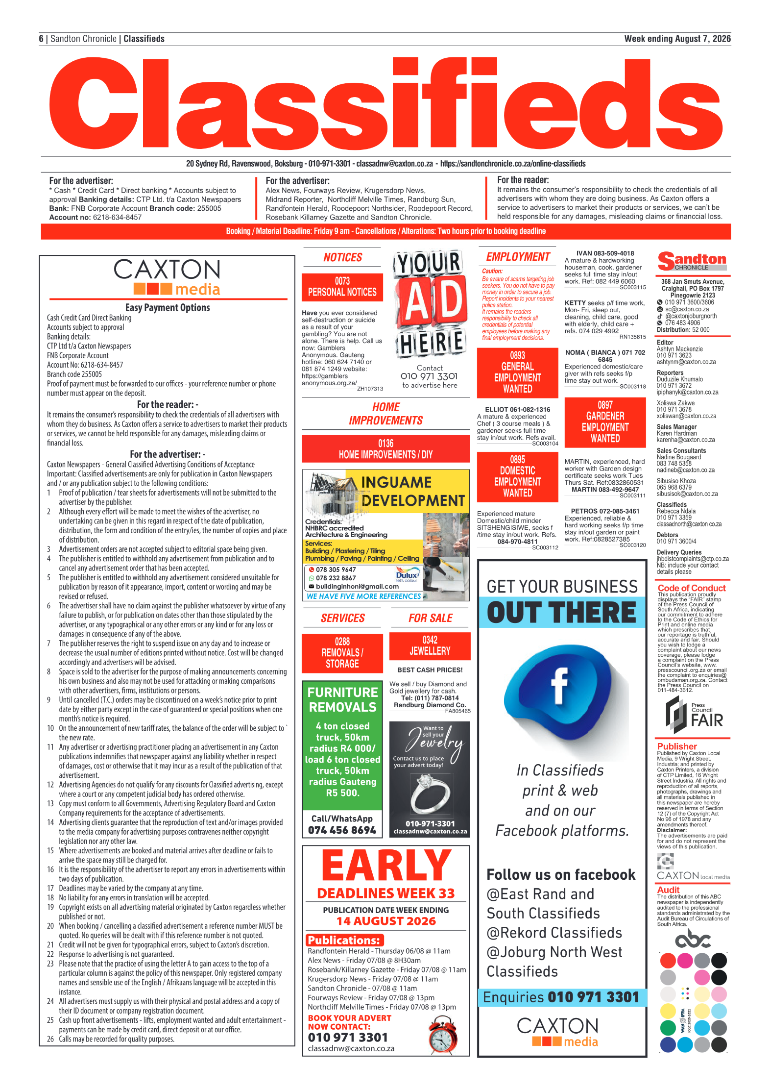 Sandton Chronicle 7 August 2026 page 6