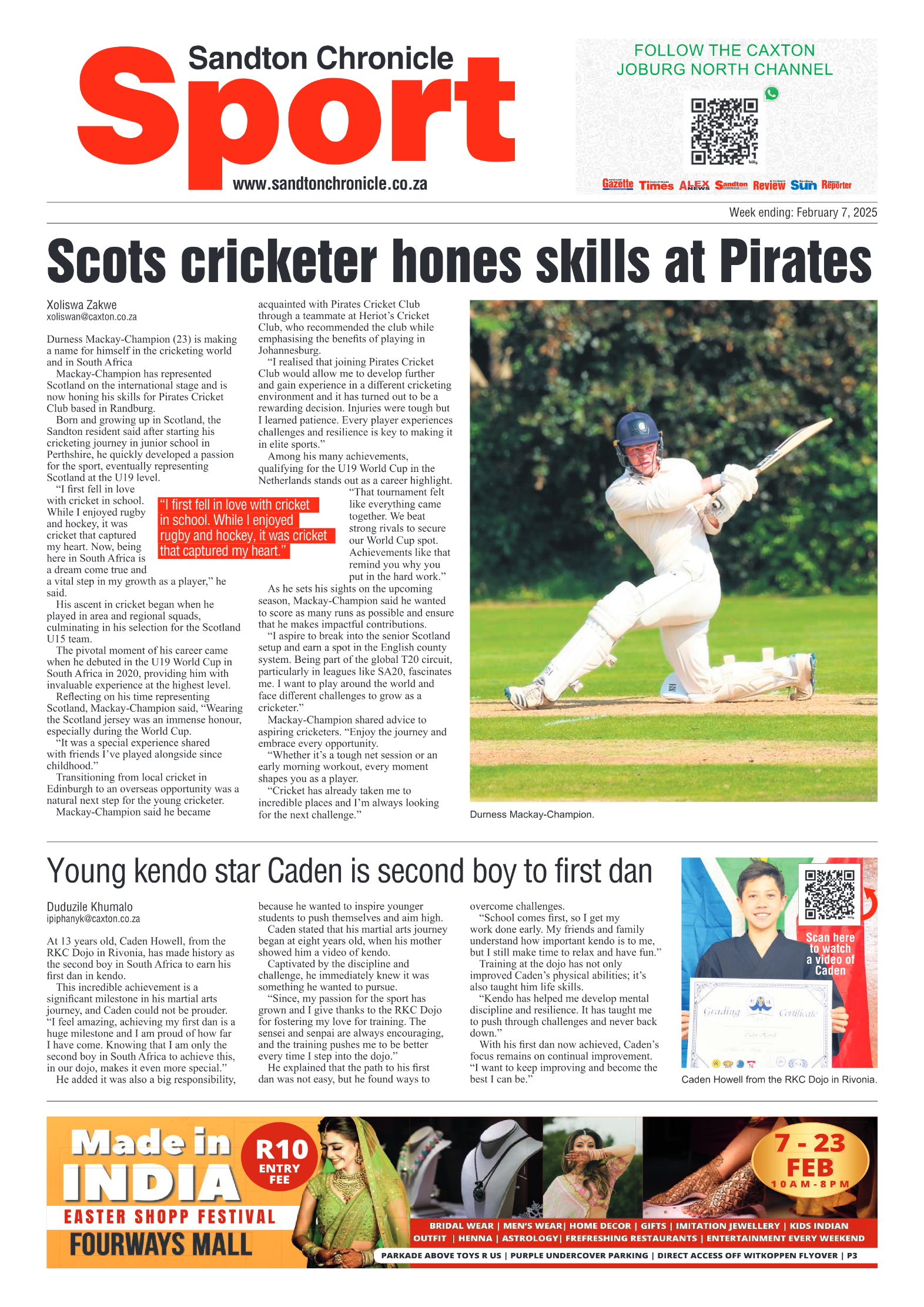 Sandton Chronicle 7 February 2025 page 12