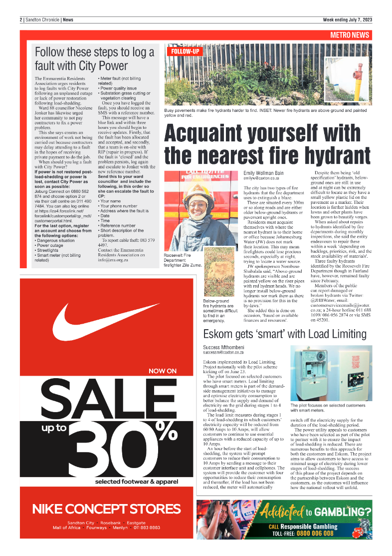Sandton Chronicle 7 July 2023 page 2