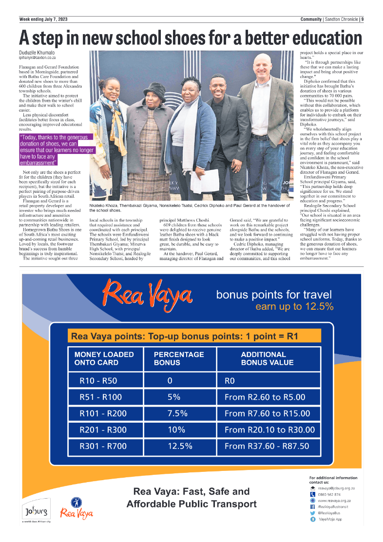 Sandton Chronicle 7 July 2023 page 9