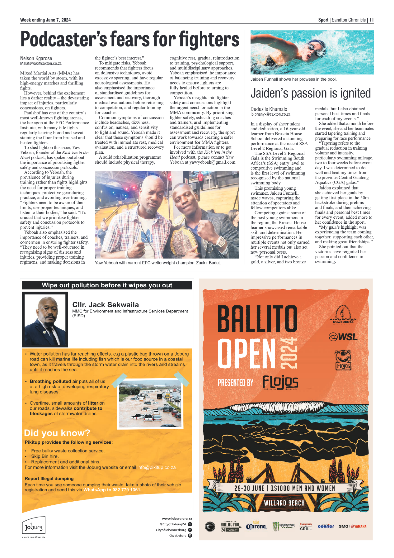 Sandton Chronicle 7 June 2024 page 11
