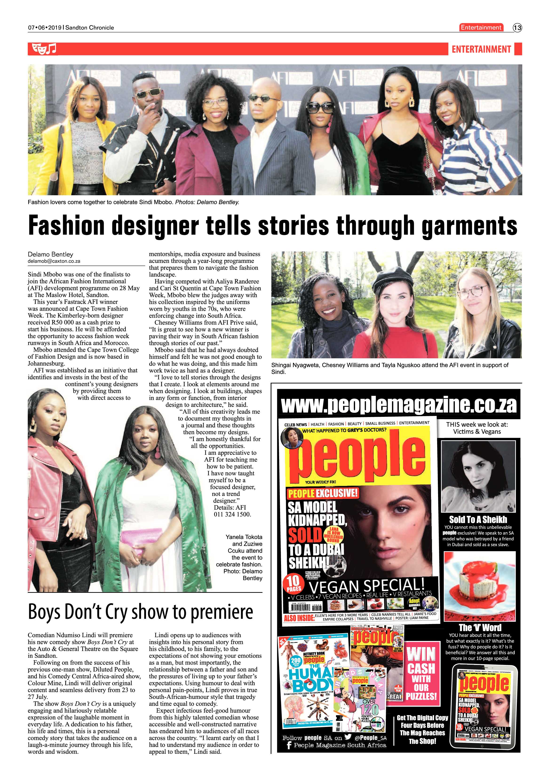 Sandton Chronicle 7 June, 2019 page 13