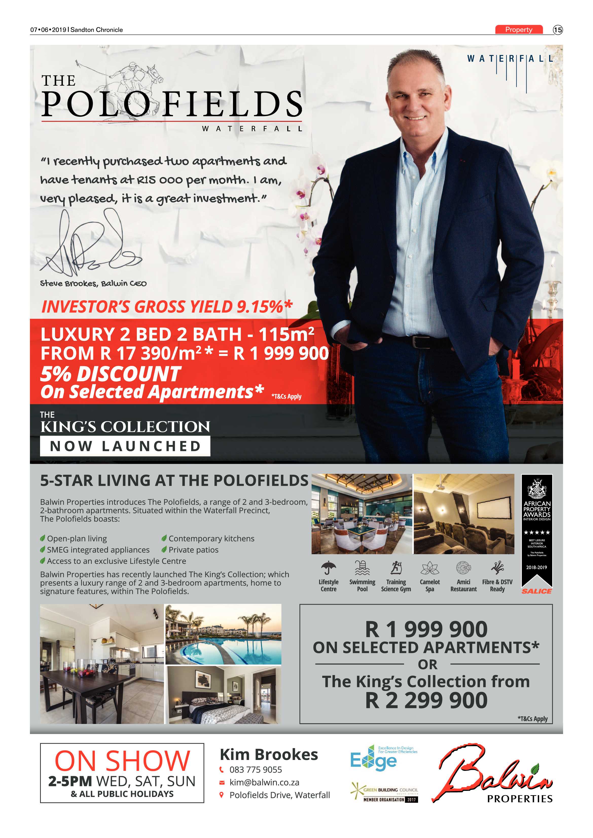 Sandton Chronicle 7 June, 2019 page 15