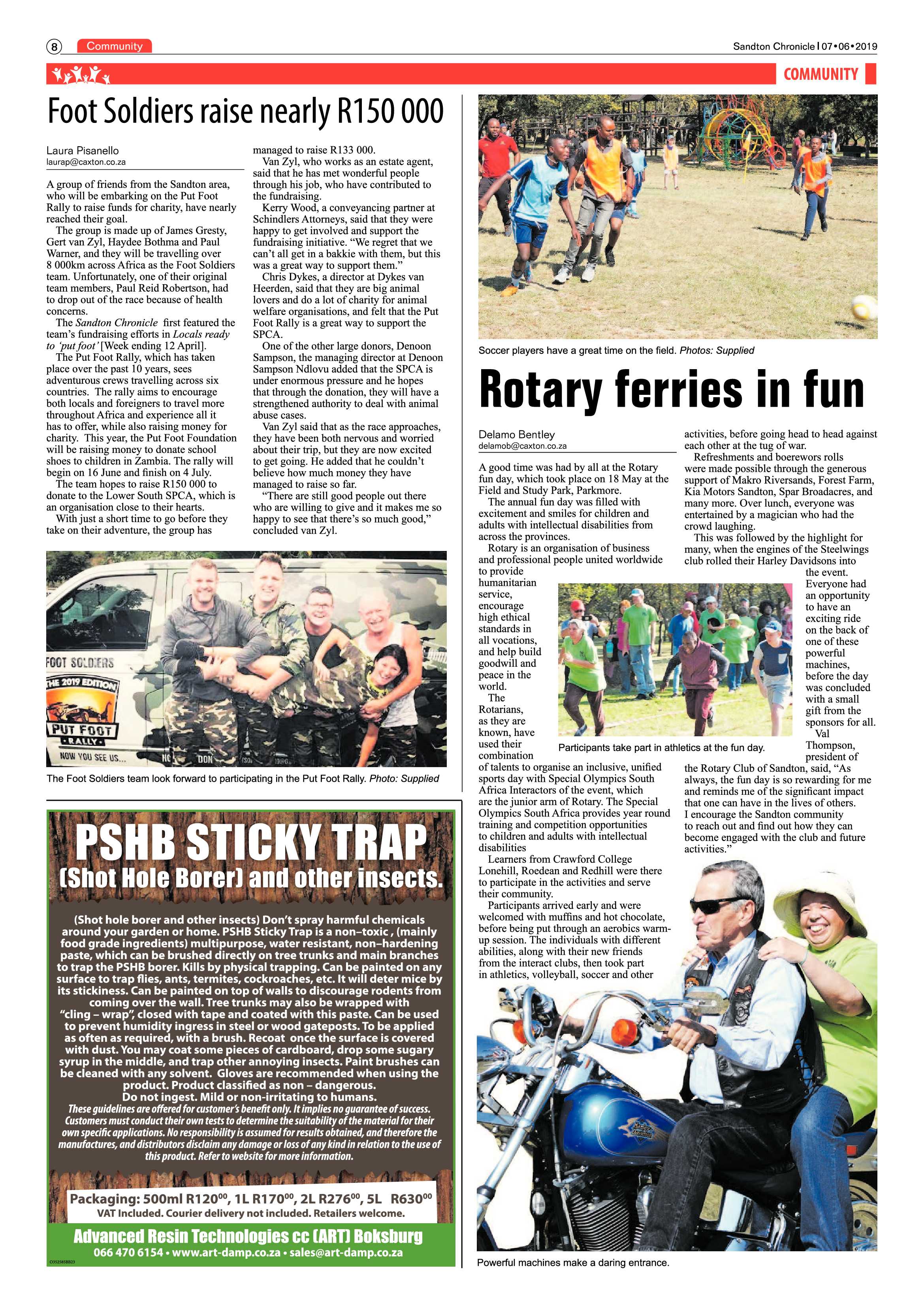 Sandton Chronicle 7 June, 2019 page 8