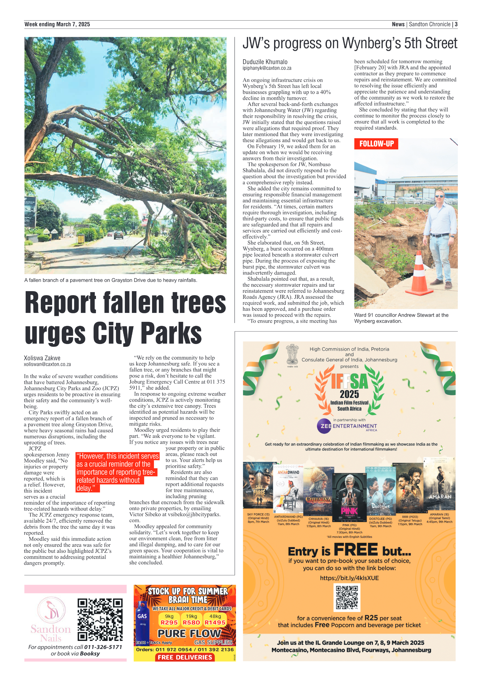 Sandton Chronicle 7 March 2025 page 3