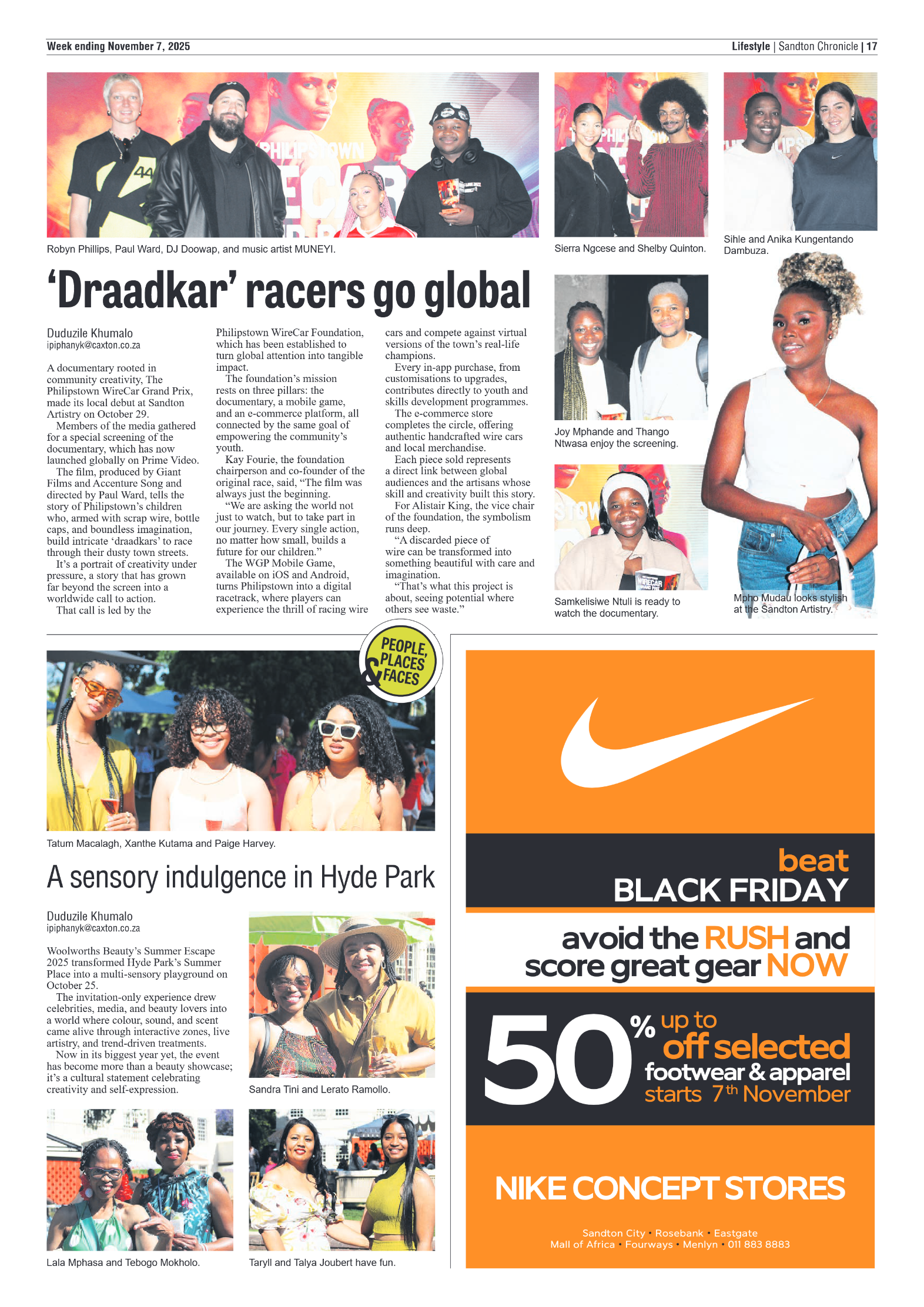 Sandton Chronicle 7 November 2025 page 17