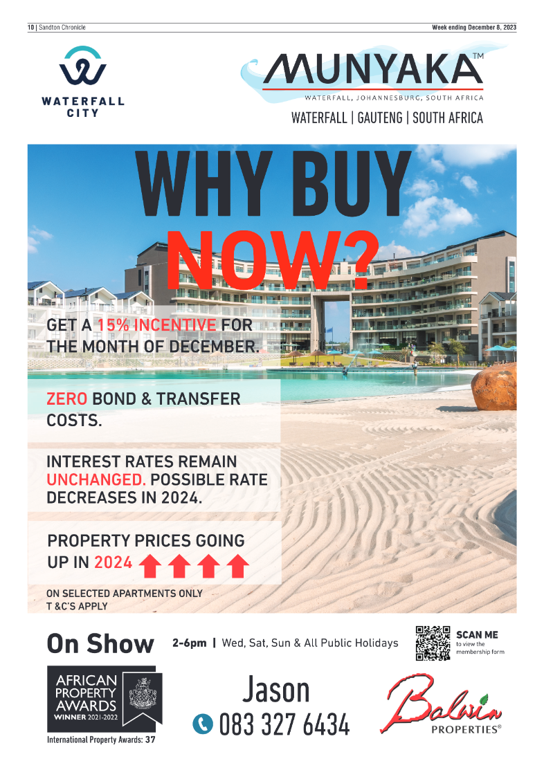 Sandton Chronicle 8 December 2023 page 10