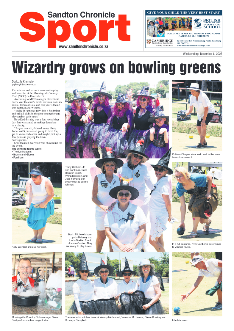 Sandton Chronicle 8 December 2023 page 12