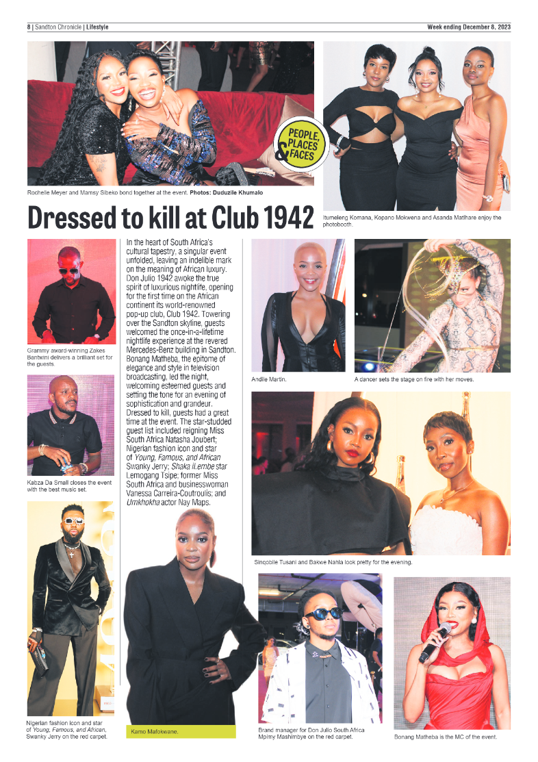 Sandton Chronicle 8 December 2023 page 8