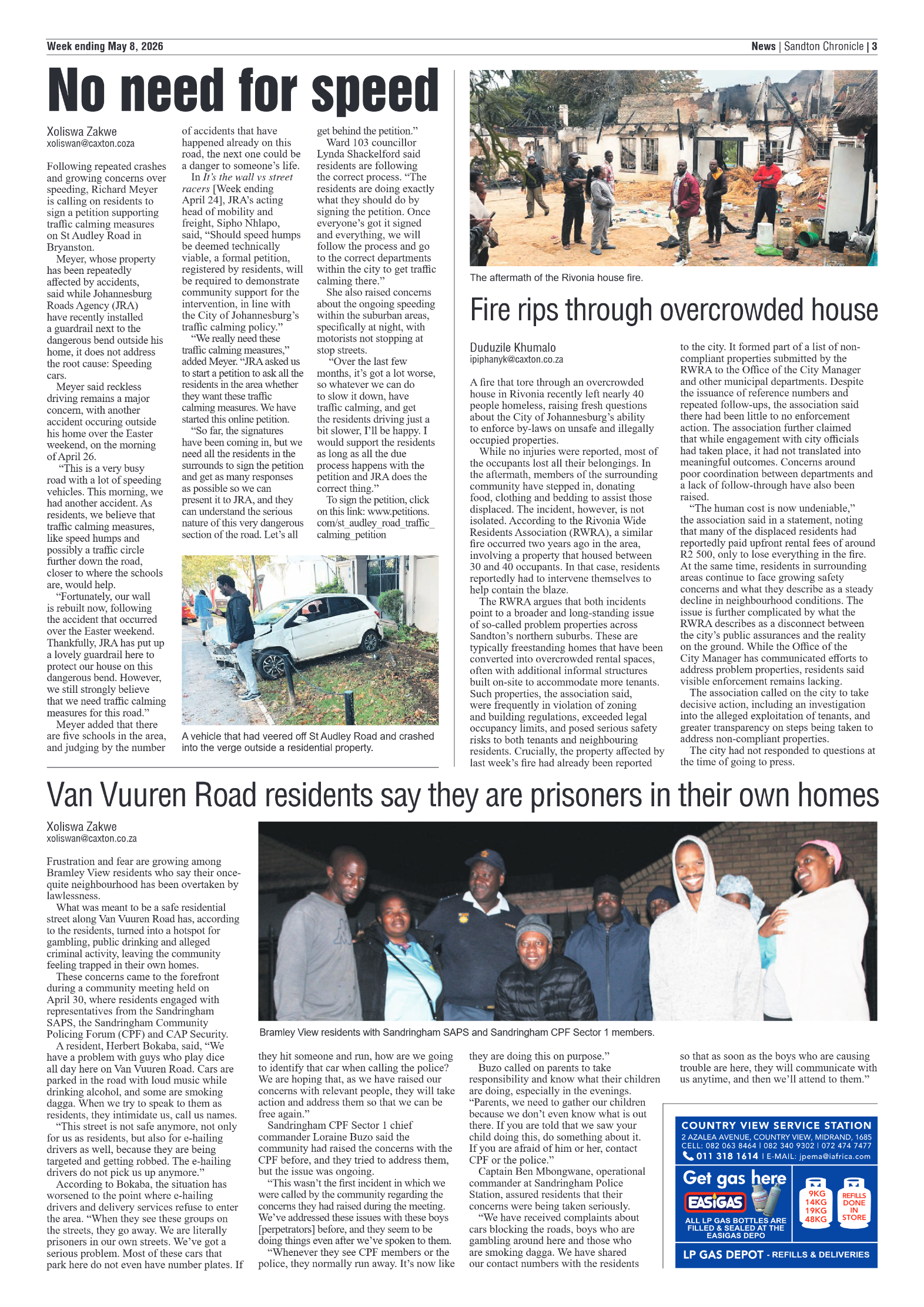 Sandton Chronicle 8 May 2026 page 3