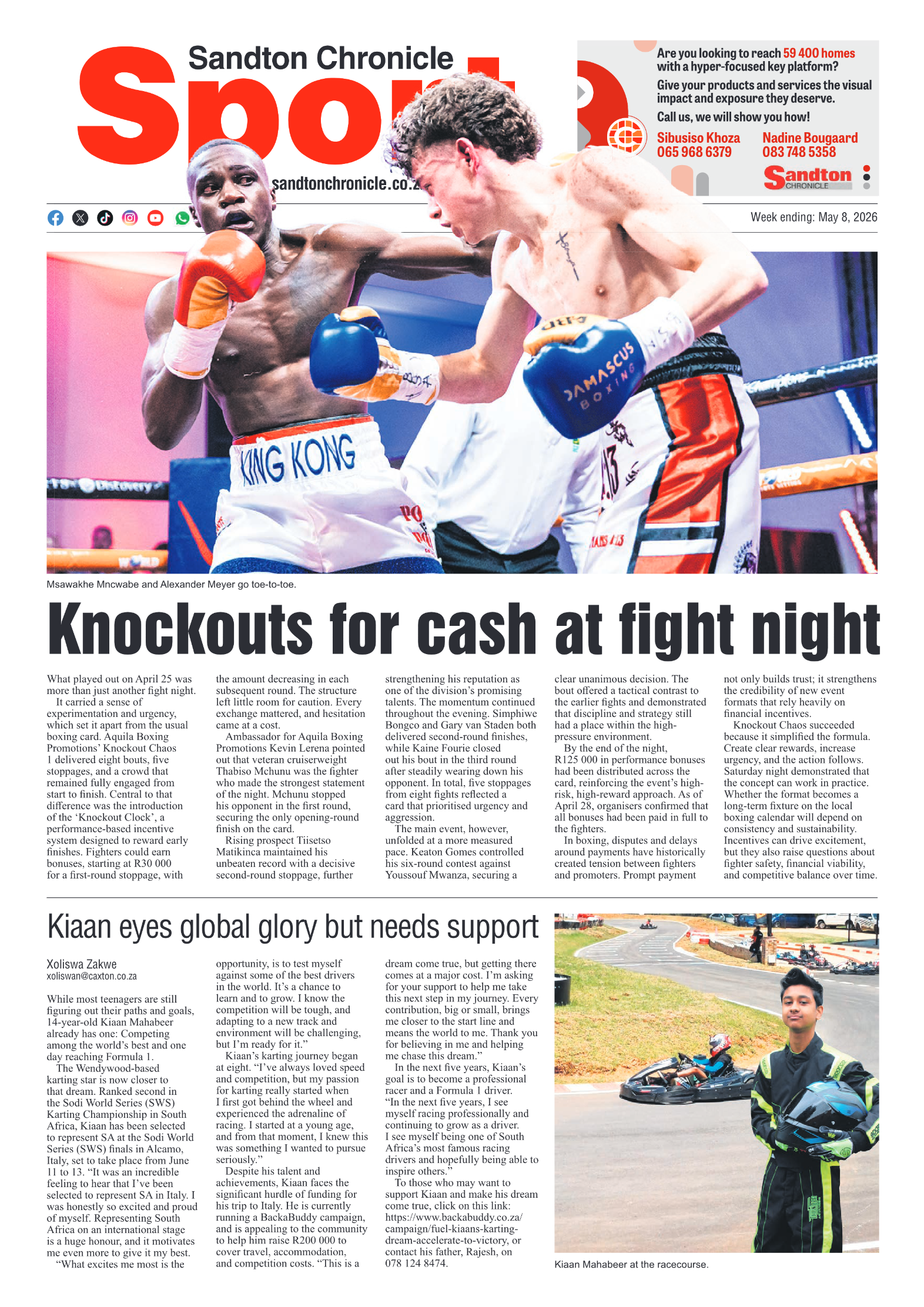 Sandton Chronicle 8 May 2026 page 8