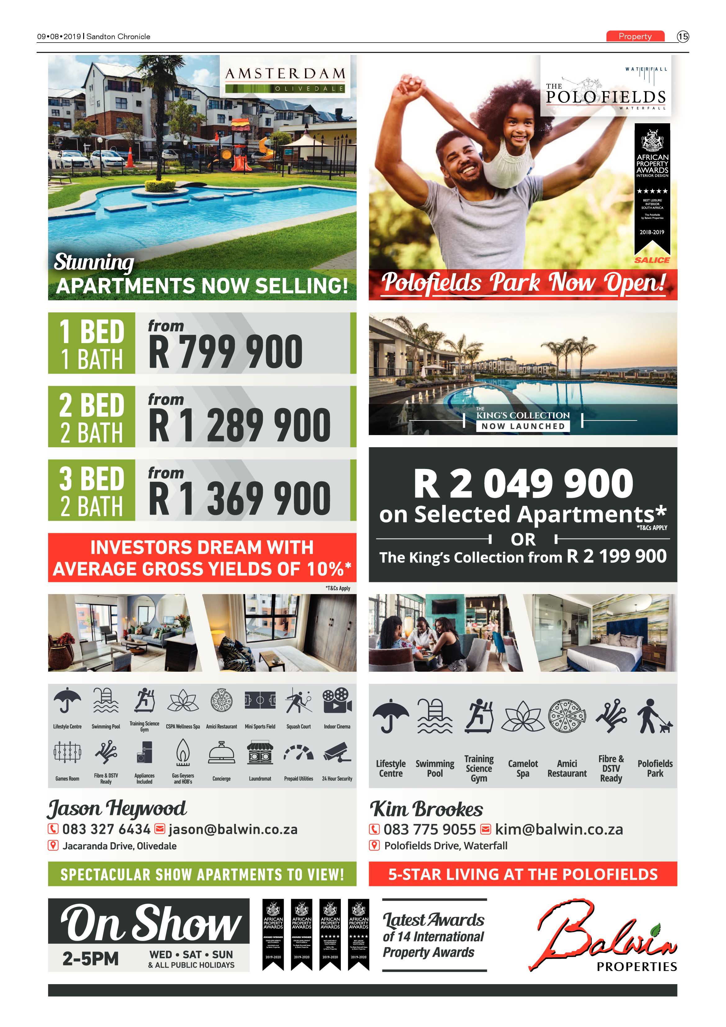 Sandton Chronicle 9 August, 2019 page 15