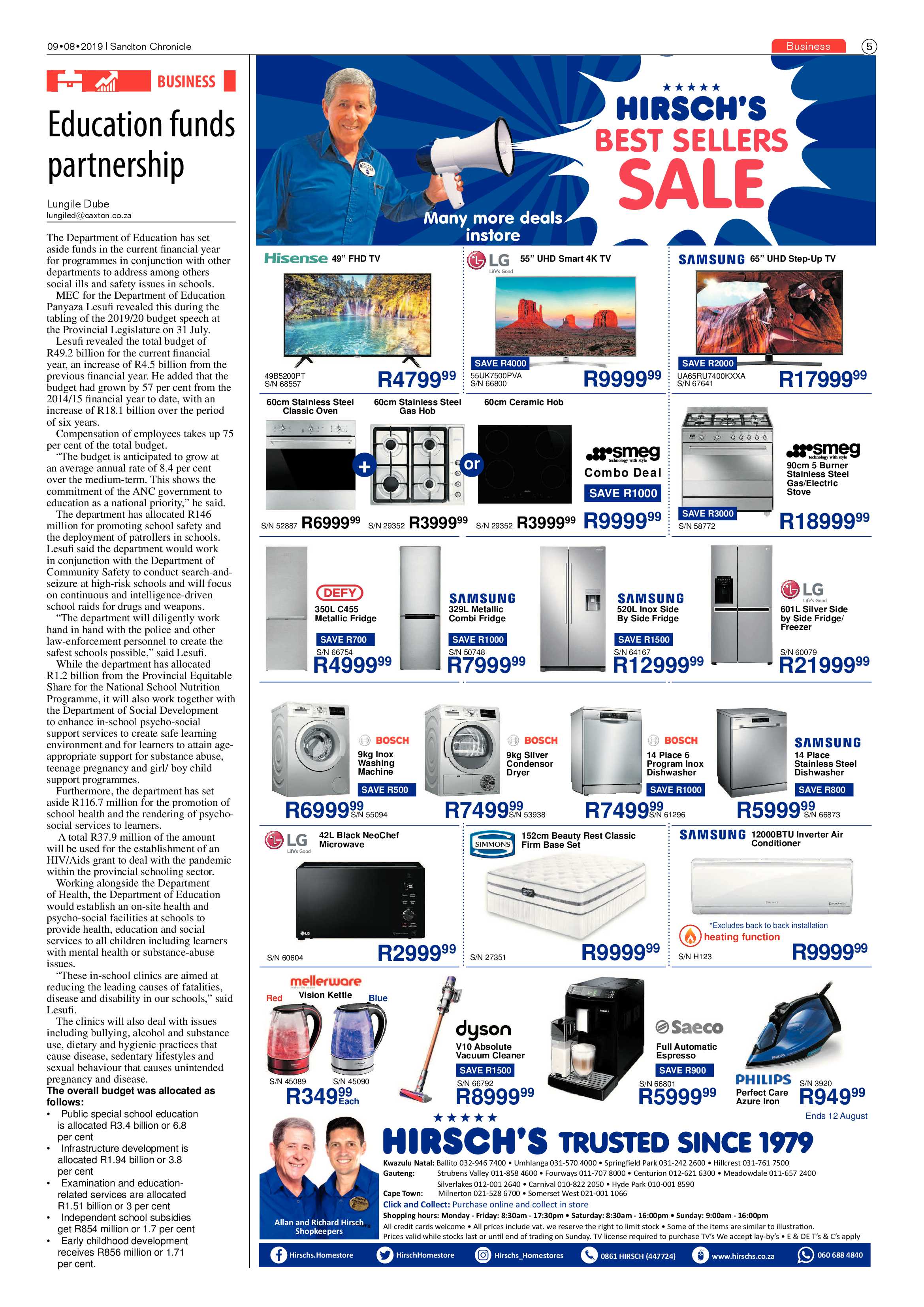 Sandton Chronicle 9 August, 2019 page 5