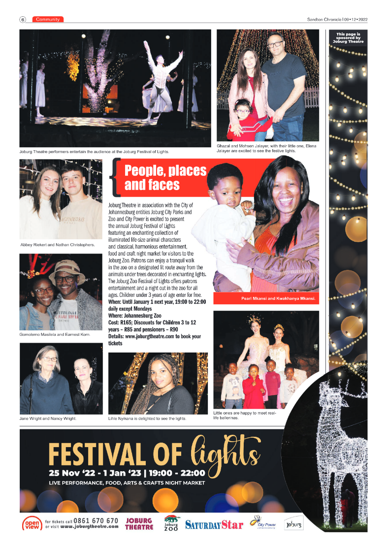 Sandton Chronicle 9 Dec 2022 page 6