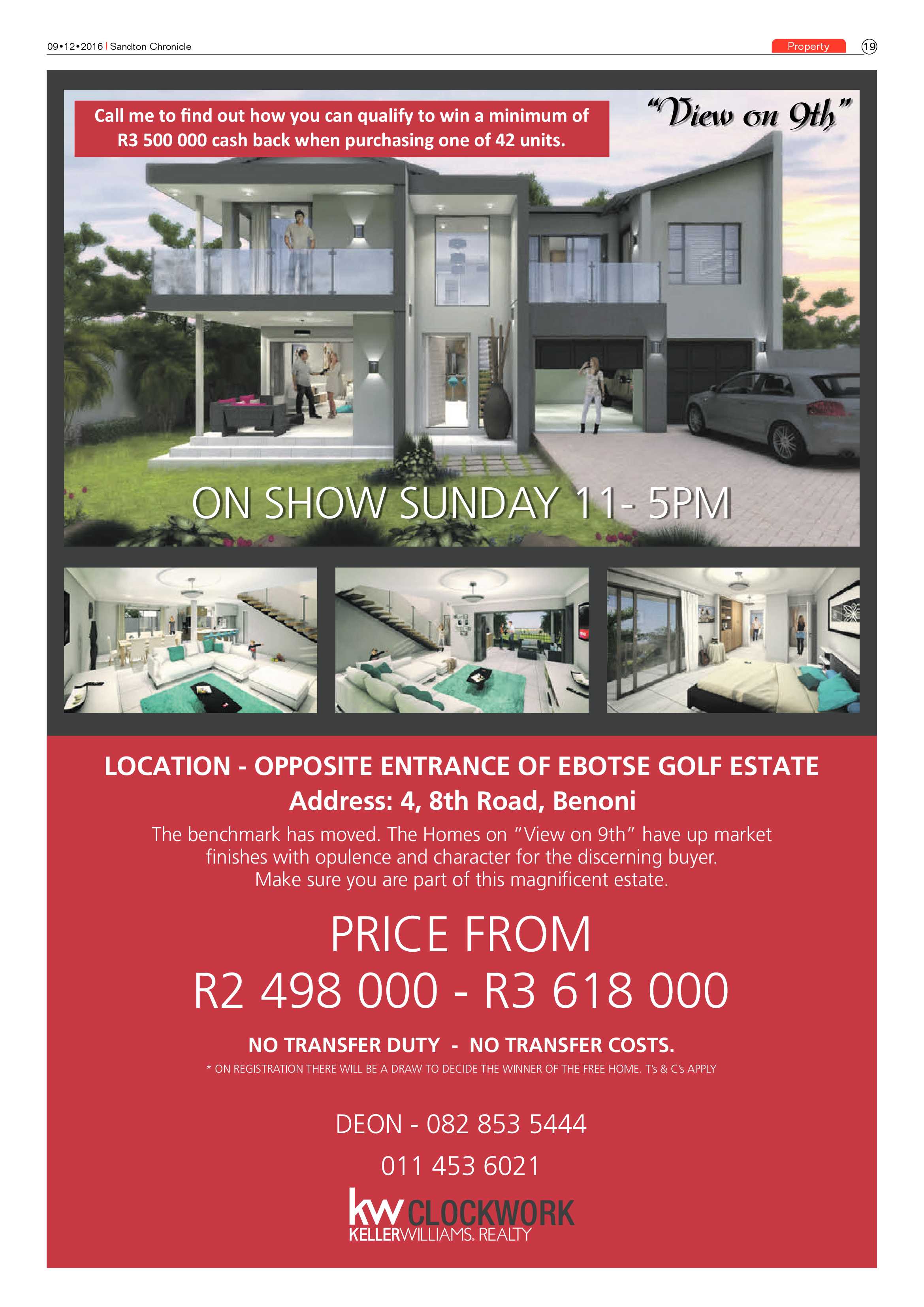 Sandton Chronicle 9 December 2016 page 19