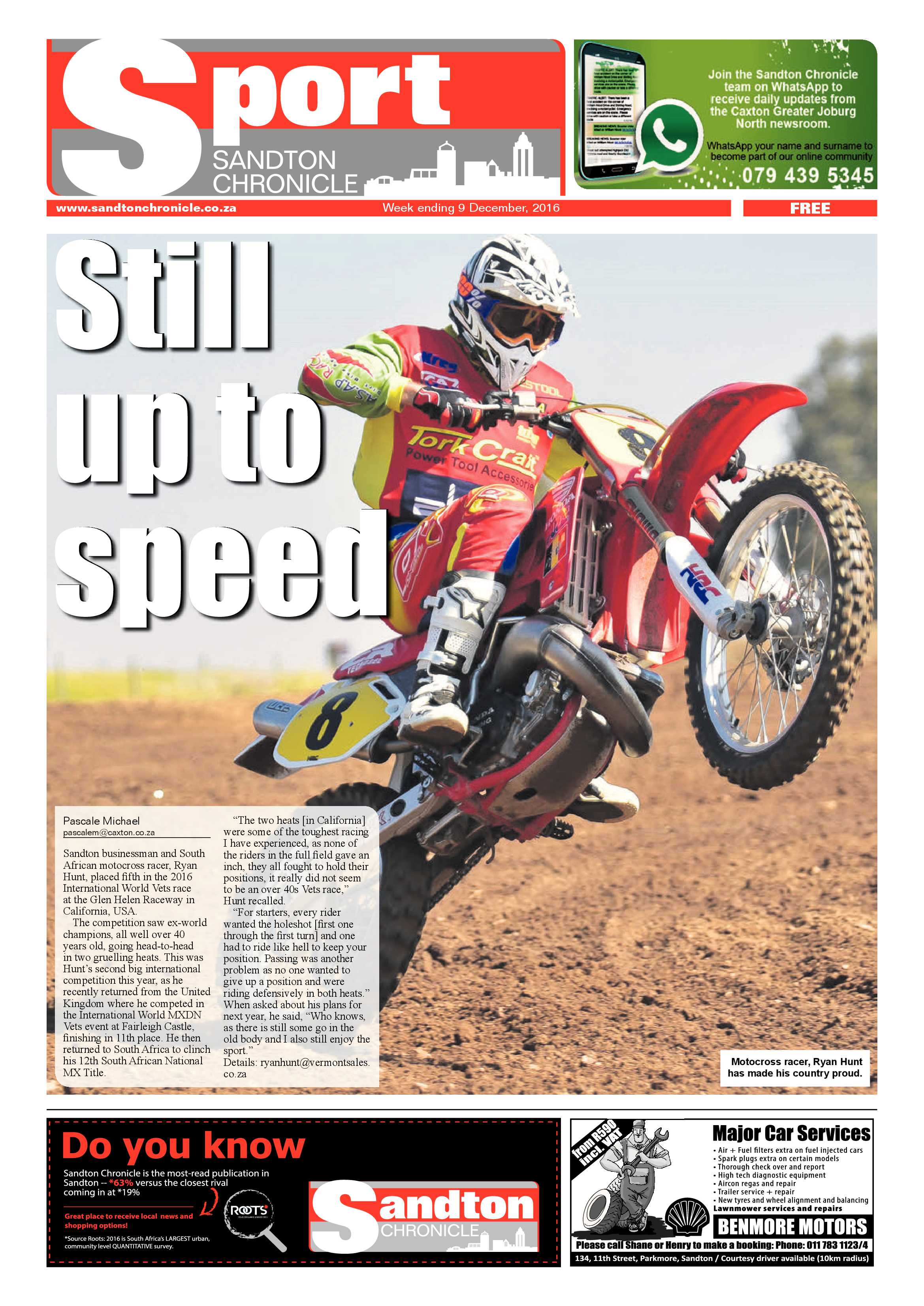 Sandton Chronicle 9 December 2016 page 24
