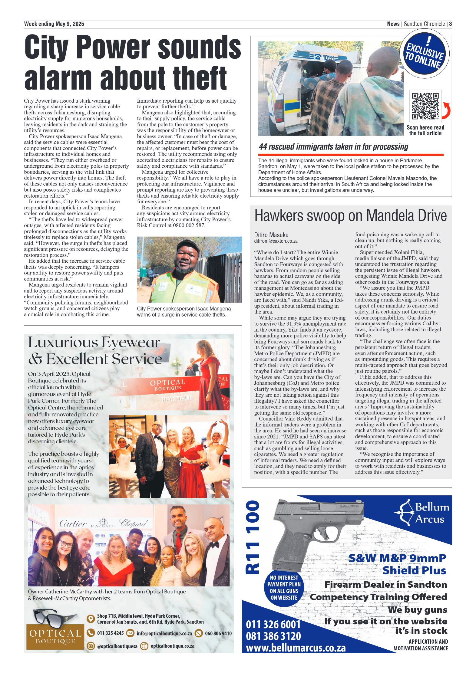 Sandton Chronicle 9 May 2025 page 3