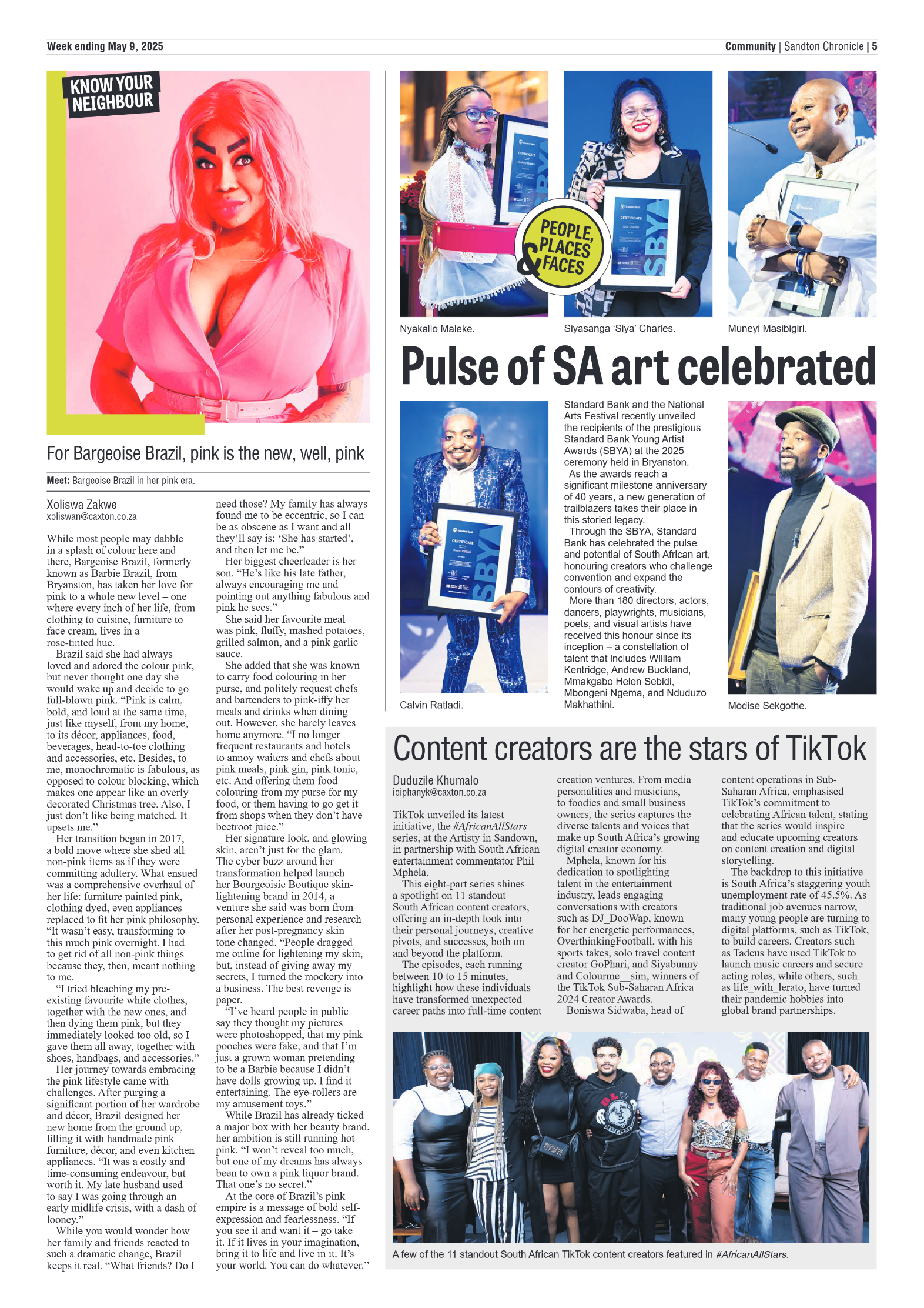 Sandton Chronicle 9 May 2025 page 5