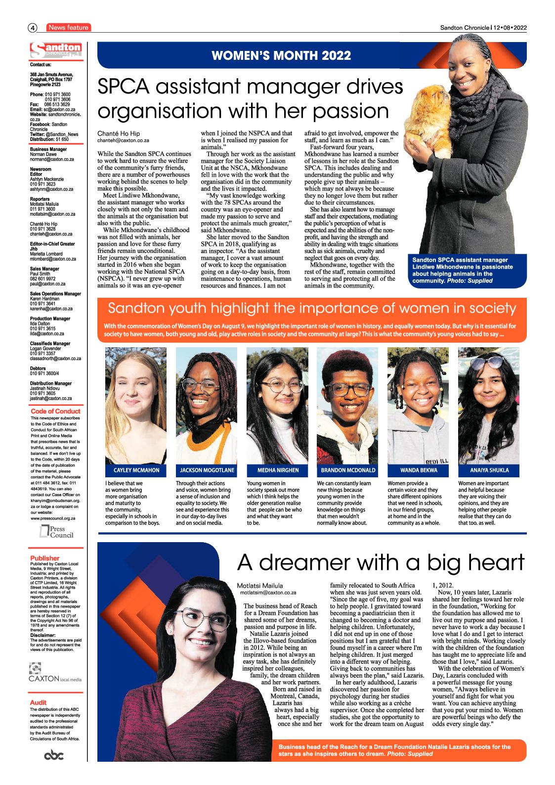Sandton Chronicle August 12 2022 page 4