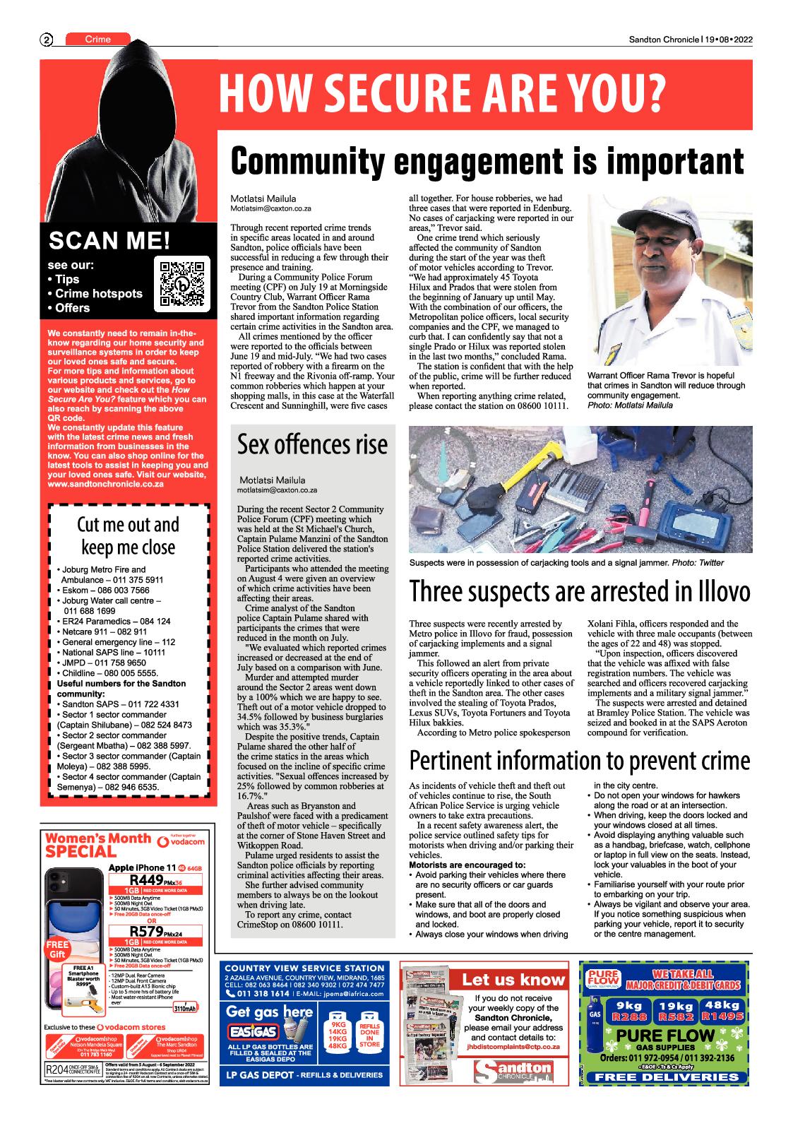 Sandton Chronicle August 19 2022 page 2
