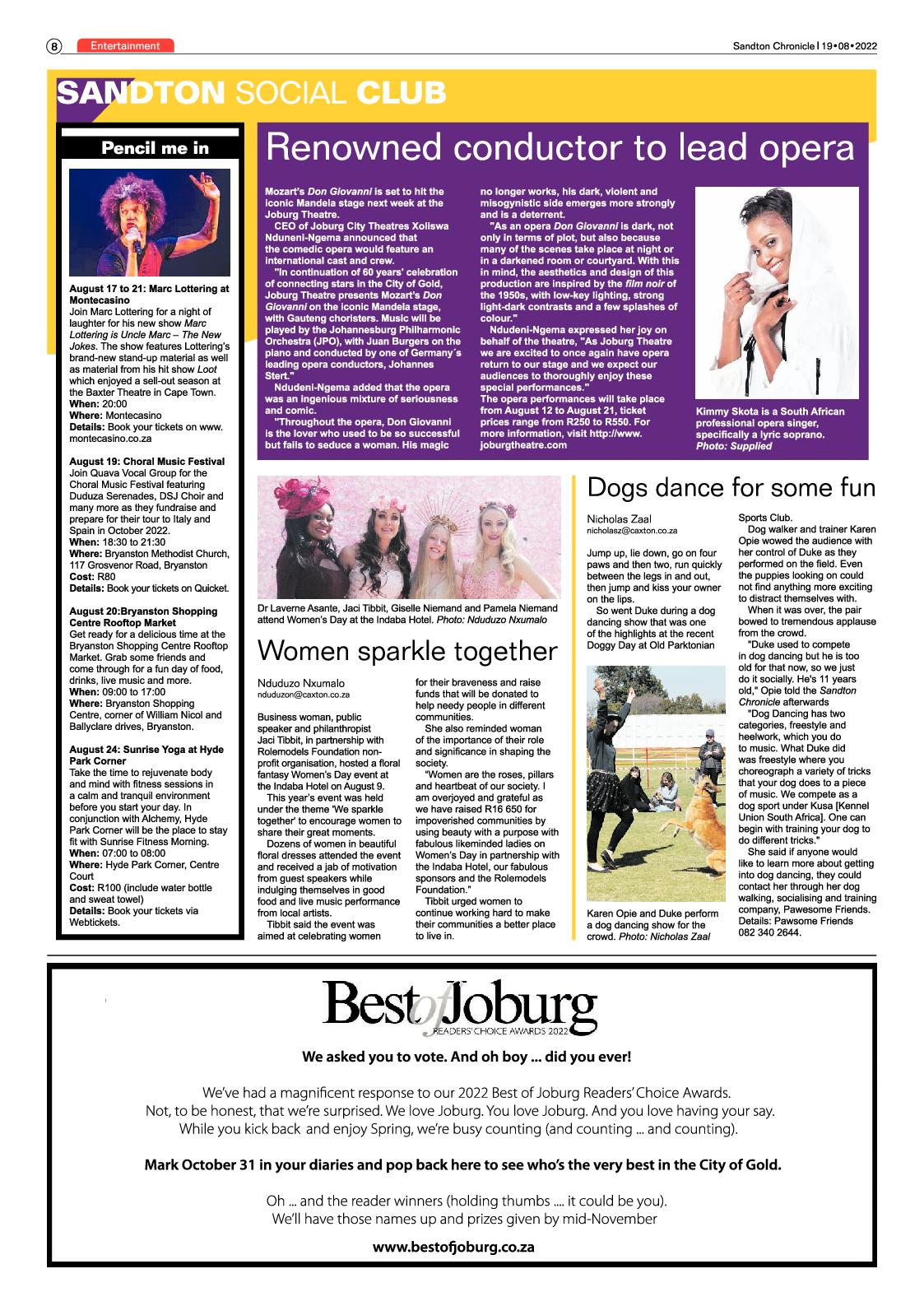 Sandton Chronicle August 19 2022 page 8