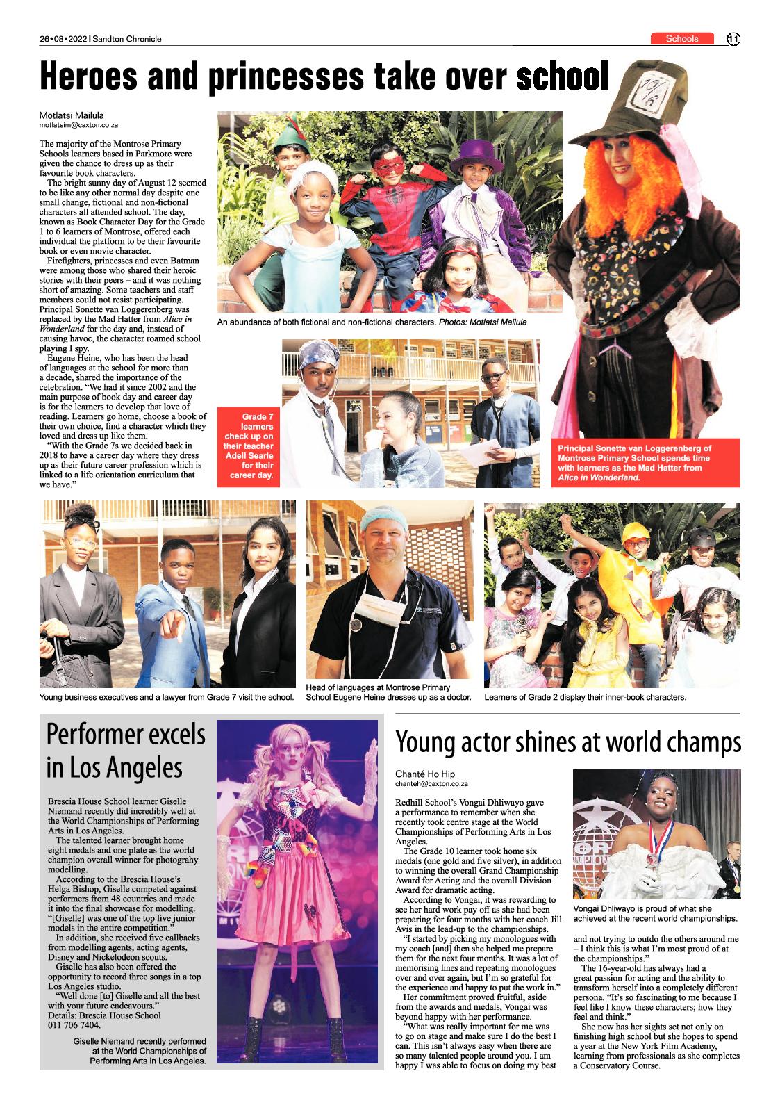 Sandton Chronicle August 26, 2022 page 11