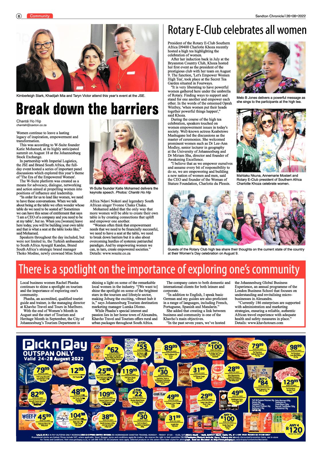 Sandton Chronicle August 26, 2022 page 6