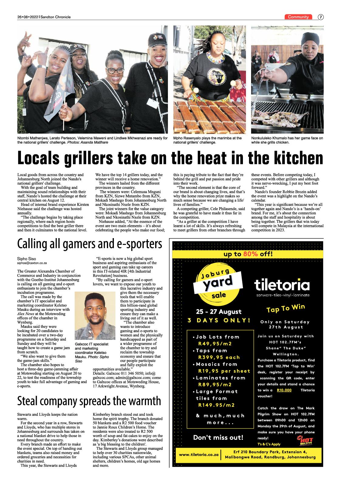 Sandton Chronicle August 26, 2022 page 7