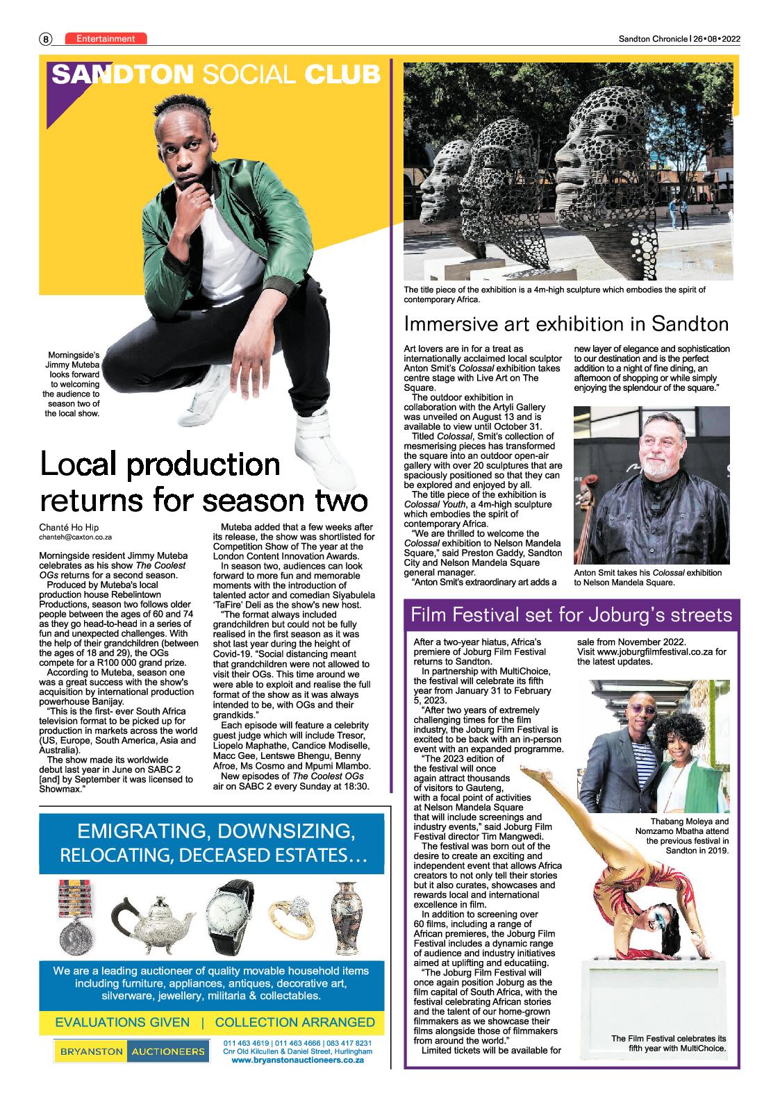Sandton Chronicle August 26, 2022 page 8