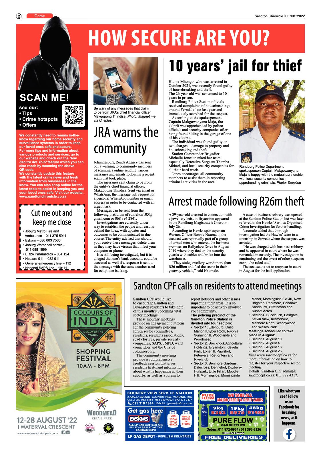 Sandton Chronicle August 5 2022 page 2