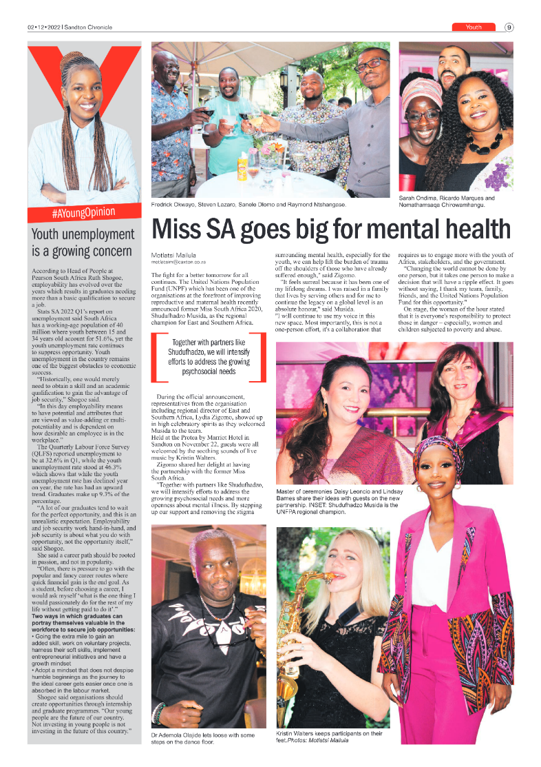 Sandton Chronicle Dec 2 2022 page 9