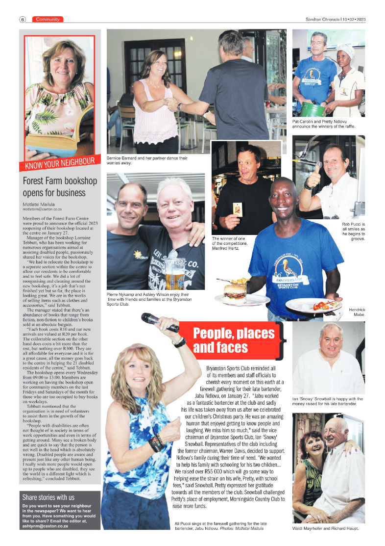Sandton Chronicle Feb 10 2023 page 6