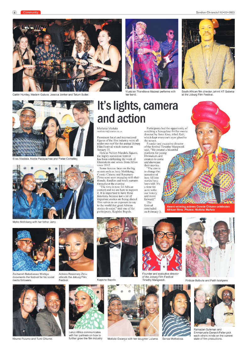 Sandton Chronicle Feb 10 2023 page 8