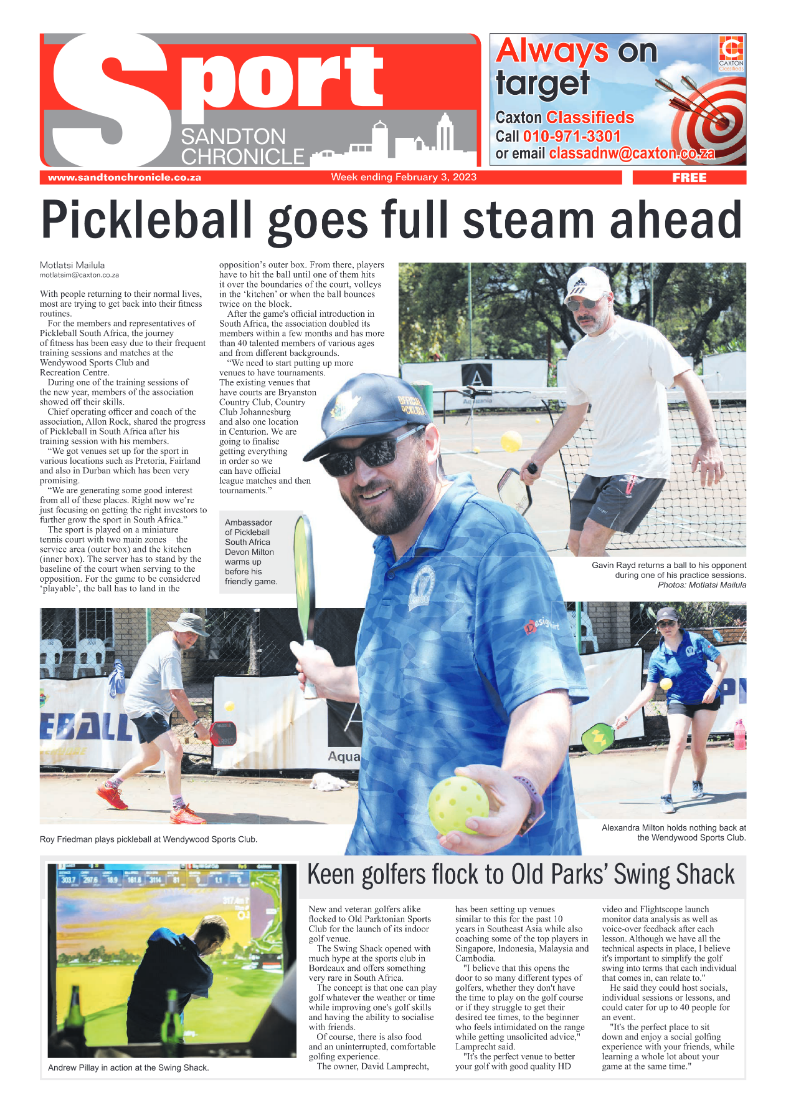 Sandton Chronicle Feb 3 2023 page 12