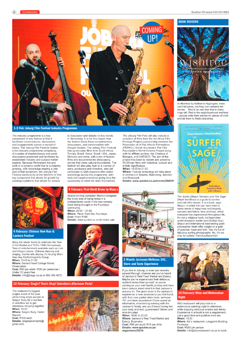 Sandton Chronicle Feb 3 2023 page 6