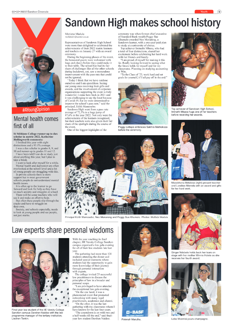 Sandton Chronicle Feb 3 2023 page 9