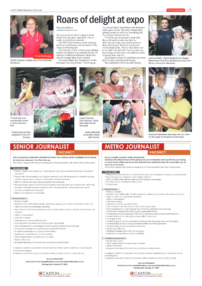 Sandton Chronicle January 13 2023 page 7