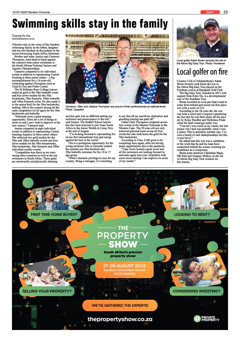 Sandton Chronicle July 15 2022 page 11