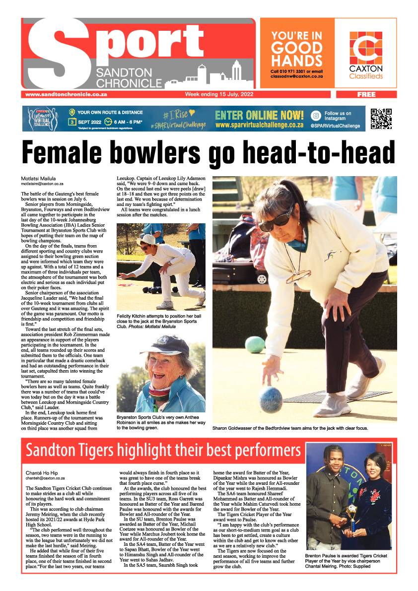Sandton Chronicle July 15 2022 page 12