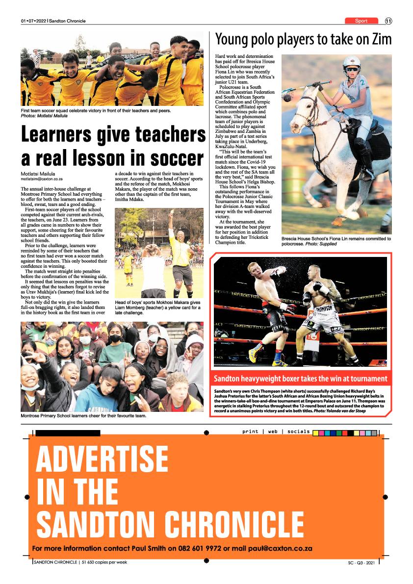 Sandton Chronicle July 1 2022 page 11