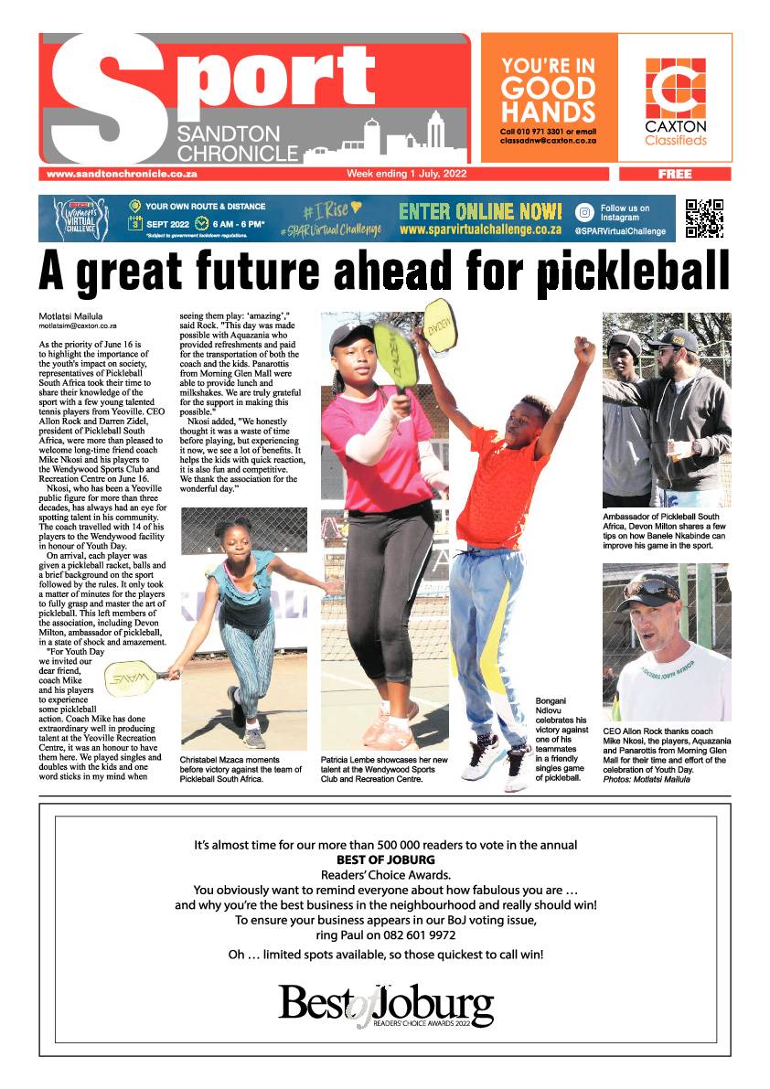Sandton Chronicle July 1 2022 page 12