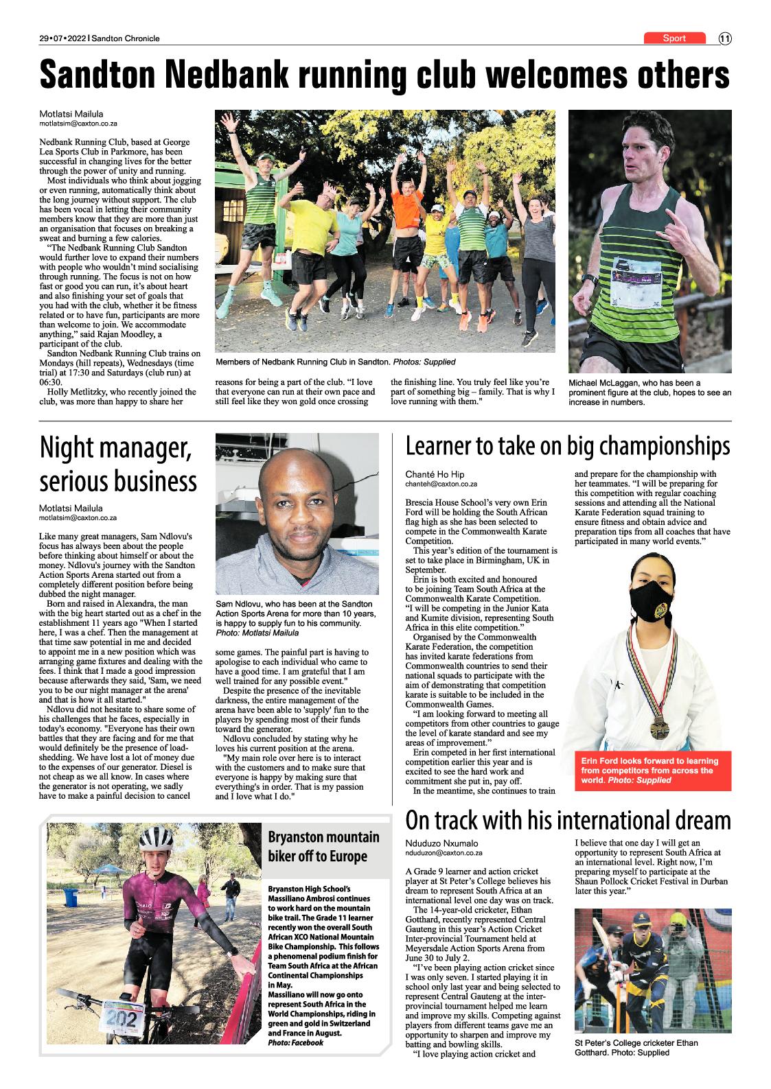 Sandton Chronicle July 29 2022 page 11