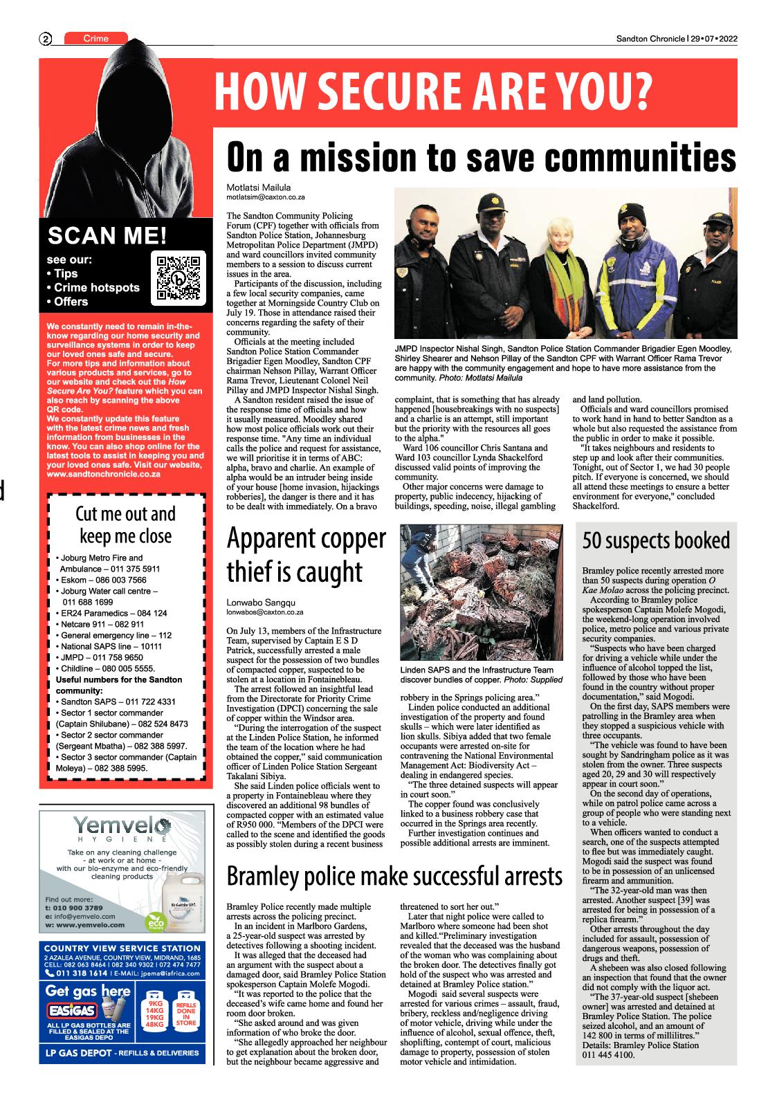 Sandton Chronicle July 29 2022 page 2