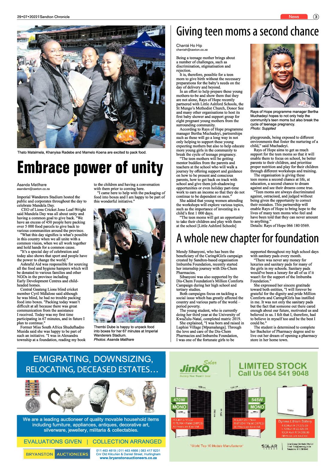 Sandton Chronicle July 29 2022 page 3