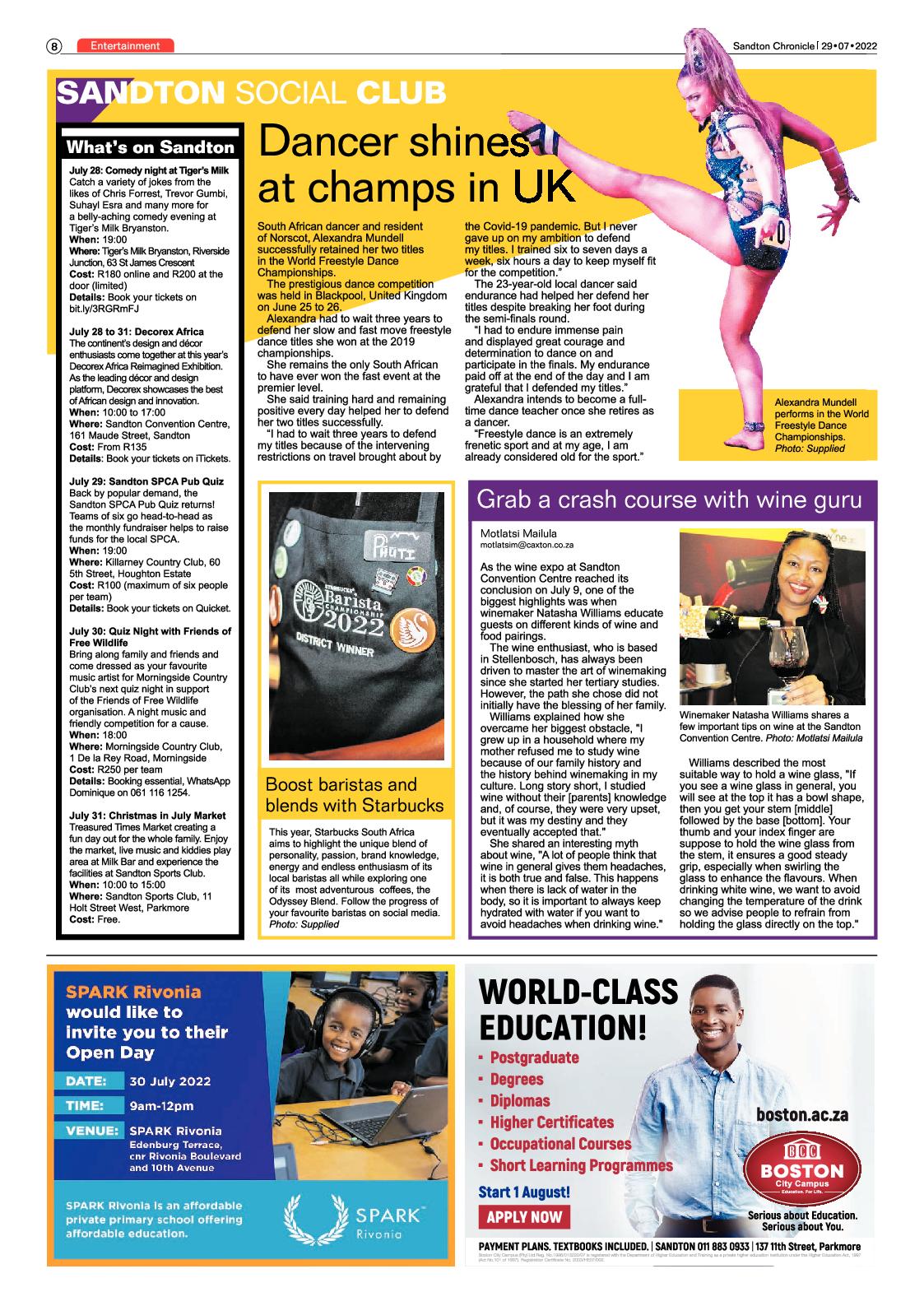 Sandton Chronicle July 29 2022 page 8