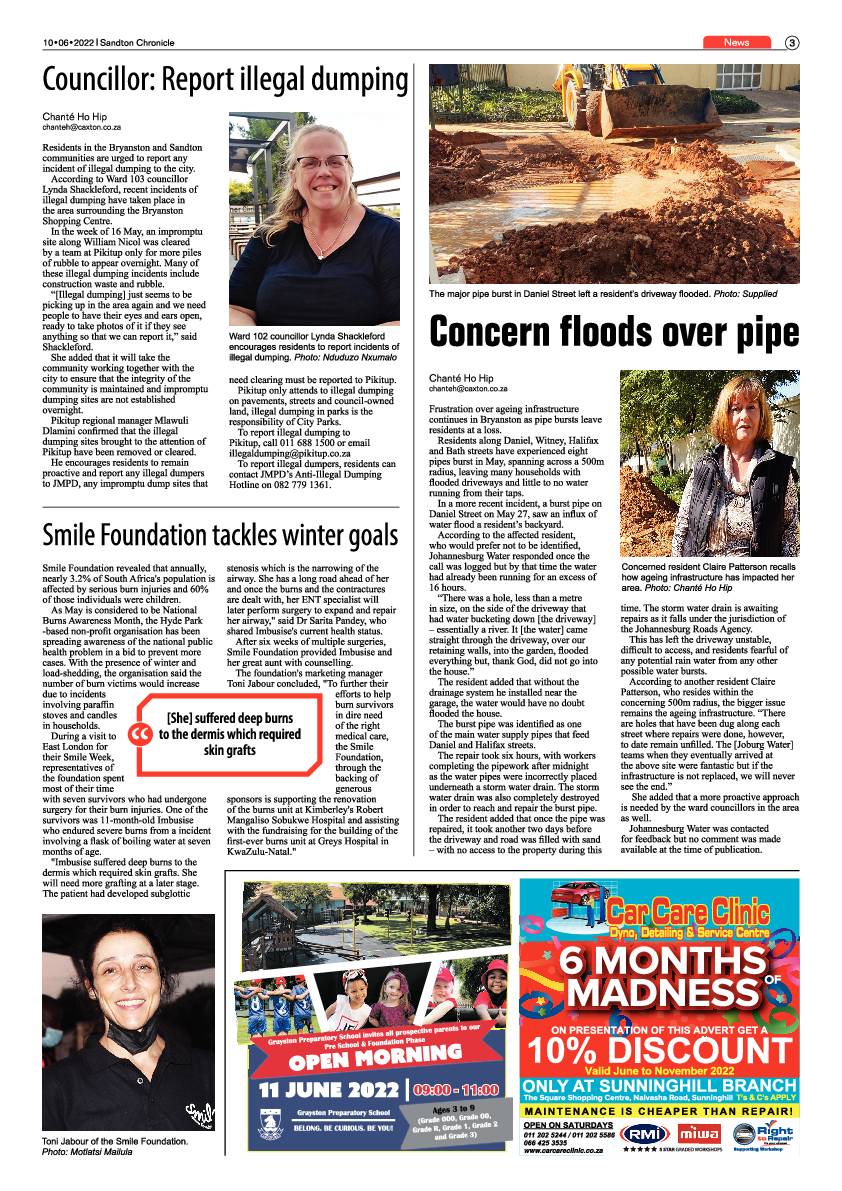 Sandton Chronicle June 10 2022 page 3