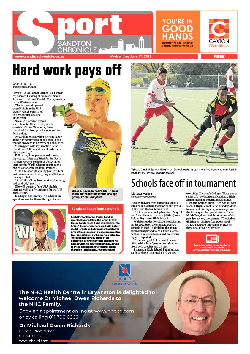 Sandton Chronicle June 17 2022 page 12