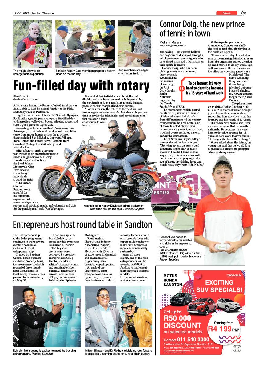 Sandton Chronicle June 17 2022 page 3