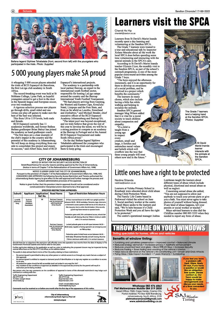 Sandton Chronicle June 17 2022 page 6